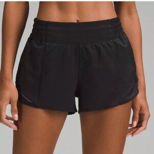 Black Lululemon Hotty Hot Shorts